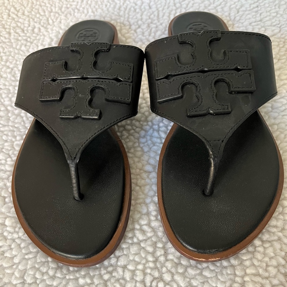 Tory Burch Weston Logo Sandals - Picture 2 of 7